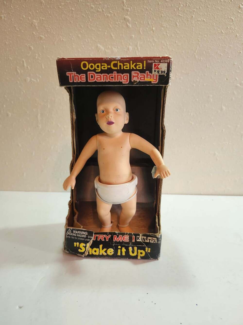 Kinetix Ooga-Chaka! The Dancing Baby Electronic Vintage Toy Item No. 40399